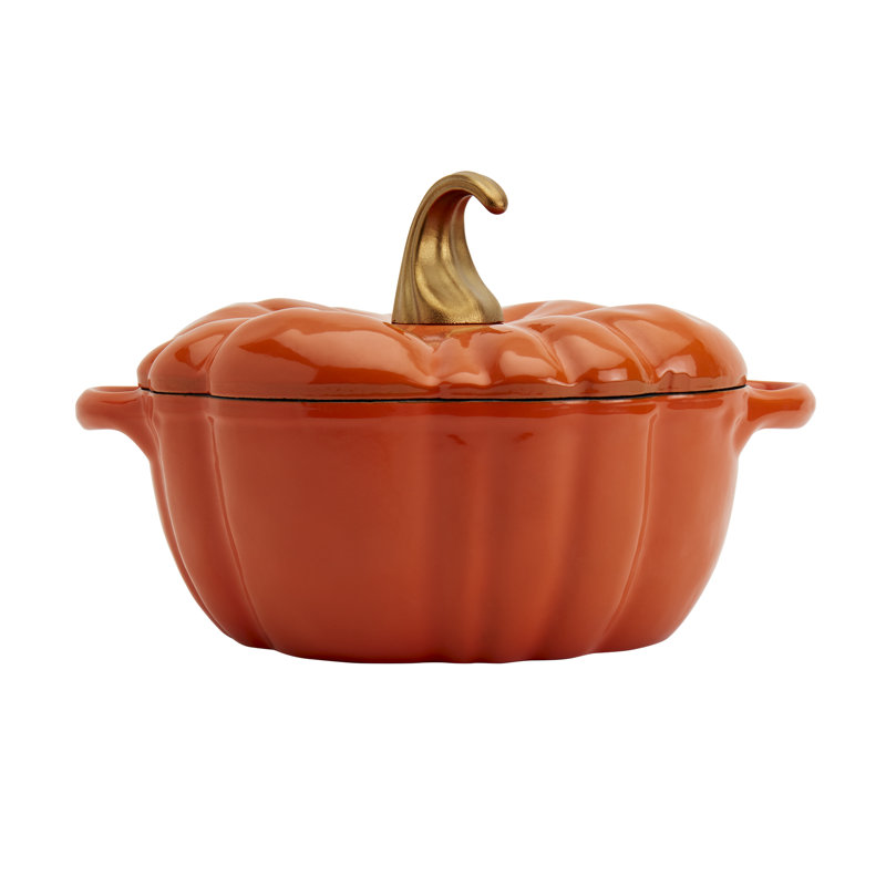 Smith & Clark pumpkin 4 qt hotsell and 2 qt dutch oven enameled cast iron similar Staub